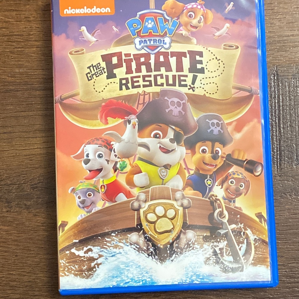 New NICKELODEON PAW PATROL THE GREAT PIRATE RESCUE MOVIE DVD